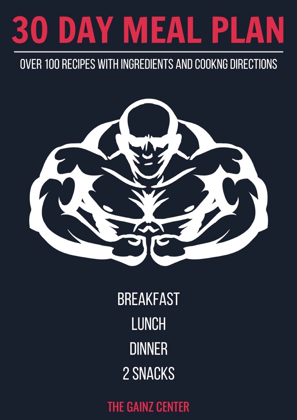 The Gainz Center 30 Day Meal Plan cover